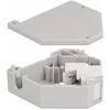 Delock Hutschienenadapter mit Keystone IEC Buchse zu Terminalblock