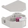 Delock Hutschienenadapter mit Keystone LC Duplex Buchse zu LC Duplex Buchse violett
