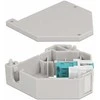 Delock Hutschienenadapter mit Keystone LC Duplex Buchse zu LC Duplex Buchse aqua