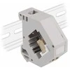 Delock Hutschienenadapter mit Keystone LC Duplex Buchse zu LC Duplex Buchse beige