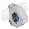 Delock Hutschienenadapter mit Keystone LC Duplex Buchse zu LC Duplex Buchse blau