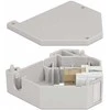Delock Hutschienenadapter mit Keystone SC Simplex Buchse zu SC Simplex Buchse beige