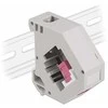 Delock Hutschienenadapter mit Keystone SC Simplex Buchse zu SC Simplex Buchse violett