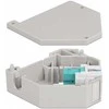 Delock Hutschienenadapter mit Keystone SC Simplex Buchse zu SC Simplex Buchse aqua