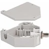 Delock Hutschienenadapter mit Keystone ST Simplex Buchse zu ST Simplex Buchse