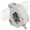 Delock Hutschienenadapter mit Keystone ST Simplex Buchse zu ST Simplex Buchse