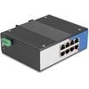 Delock Industrie Gigabit Ethernet Switch 8 Port RJ45 für Hutschiene