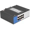 Delock Industrie Gigabit Ethernet Switch 8 Port RJ45 für Hutschiene