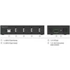 Delock Industrie Hub 4 x USB 2.0 Typ-A mit 15 kV ESD Schutz und Hutschienenbefestigung