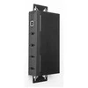 Delock Industrie Hub 4 x USB 2.0 Typ-A mit 15 kV ESD Schutz und Hutschienenbefestigung