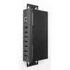Delock Industrie Hub 7 x USB 2.0 Typ-A mit 15 kV ESD Schutz und Hutschienenbefestigung