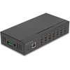 Delock Industrie Hub 7 x USB 2.0 Typ-A mit 15 kV ESD Schutz und Hutschienenbefestigung