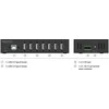 Delock Industrie Hub 7 x USB 2.0 Typ-A mit 15 kV ESD Schutz und Hutschienenbefestigung