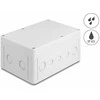 Delock Installationsgehäuse mit Kabeleinführungen 180 x 125 x 90 mm grau