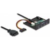 Delock Wewnętrzny 8.89cm 3.5 cala USB 3.2 Gen 1 Hub 4 Port (64166)