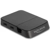 „DeLOCK“ 4K išmaniojo telefono prijungimo stotelė su integruotu laikikliu – HDMI/USB/šabukas/SD/Micro SD, skirta „Android“ arba „Windows“