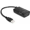 DeLOCK Izolator USB 2.0 Typu-A męski na żeński su izolacją 5 kV dla linii przesyłu danych