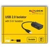 DeLOCK Izolator USB 2.0 Typu-A męski na żeński su izolacją 5 kV dla linii przesyłu danych