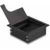 Delock Kabeldurchführung für Tischeinbau mit Bürste 80 x 80 x 28 mm juodas