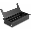 Delock Kabeldurchführung für Tischeinbau mit Bürste 160 x 80 x 28 mm juodas