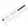 Delock Kabelhalter selbstklebend Kombi Set 4 Stück juodas / baltas