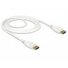 Kabelis Delock DisplayPort – DisplayPort 1,5m balta (85509)