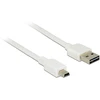 Delock Kabelis EASY-USB 2.0 Typ-A Stecker > USB 2.0 Typ Mini-B Stecker 3 m baltas