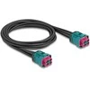 DELOCK Kabelis HDMTD Z quad Buchse zu HDMTD Z quad Buchse 1m IP67 Schutzart