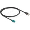 Delock Kabelis HSD Z Buchse zu RJ45 Stecker 0,5 m