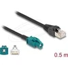 Delock Kabelis HSD Z Buchse zu RJ45 Stecker 0,5 m