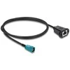 Delock Kabelis HSD Z Stecker zu RJ45 Buchse 1 m