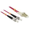 Delock LC - ST - 10m - 10 m - LC - ST - Male/Male - Violet