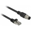 Delock Kabelis sieciowy Juodas 1 m Cat5e S/FTP (S-STP) (84922)