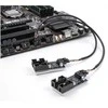 Delock Kabelis USB 2.0 Pfostenbuchse 2,54 mm 10 Pin zu 2 x USB 2.0 Pfostenbuchse 2,54 mm 4 Pin 30 cm