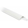 Delock Kanał kablowy samoprzylepny 70 x 20 mm - ilgis 1 m balta (20706)
