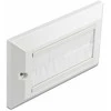 Delock Kabelmanagement Abdeckblende 146 x 86 mm mit weißen Bürstenstreifen