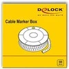 Delock Kabelmarker Box, Nr: 5, gelb, 500 Stück