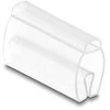 Delock Kabelmarkierer für Kabeldurchmesser 6 - 10 mm 50 Stück transparent