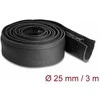 Delock Kabelschlauch Neopren flexibel mit Reißverschluss 3 m x 100 mm juodas
