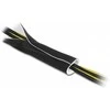 Delock Kabelschlauch Neopren flexibel mit Klettverschluss 1,5 m x 135 mm juodas / baltas