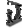 Delock Kabelschlauchhalter mit Verschlussclip 21,2 mm 4 Stück juodas