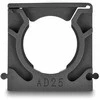 Delock Kabelschlauchhalter mit Verschlussclip 25 mm 4 Stück juodas