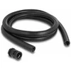 Delock Kabelschutzschlauch 2 m x 21,2 mm mit 2 x PG16 Schlauchverschraubung Set juodas