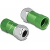 Delock Kabelverschraubung 6,4 mm mit Zugentlastung und Biegeschutz, staub- und wasserdichtes Gehäuse (IP67) aus Aliuminio