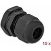 Delock 60196 - Juodas - Plastic - 10 pc(s) - PG11 - 1 cm - IP68