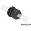 Delock 60196 - Juodas - Plastic - 10 pc(s) - PG11 - 1 cm - IP68