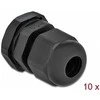 Delock 60194 - Juodas - Plastic - 10 pc(s) - PG9 - 8 mm - IP68