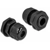 Delock 60379 - Juodas - Plastic - 2 pc(s) - PG9 - 2 mm - IP68