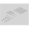 „DeLOCK Keystone“ komutacinė panelė, 8 prievadų, juoda, juoda, metalinė, 112,5 mm, 158,5 mm, 45,2 mm