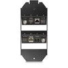 Delock Keystone Halterung 8 Port für Bodentank